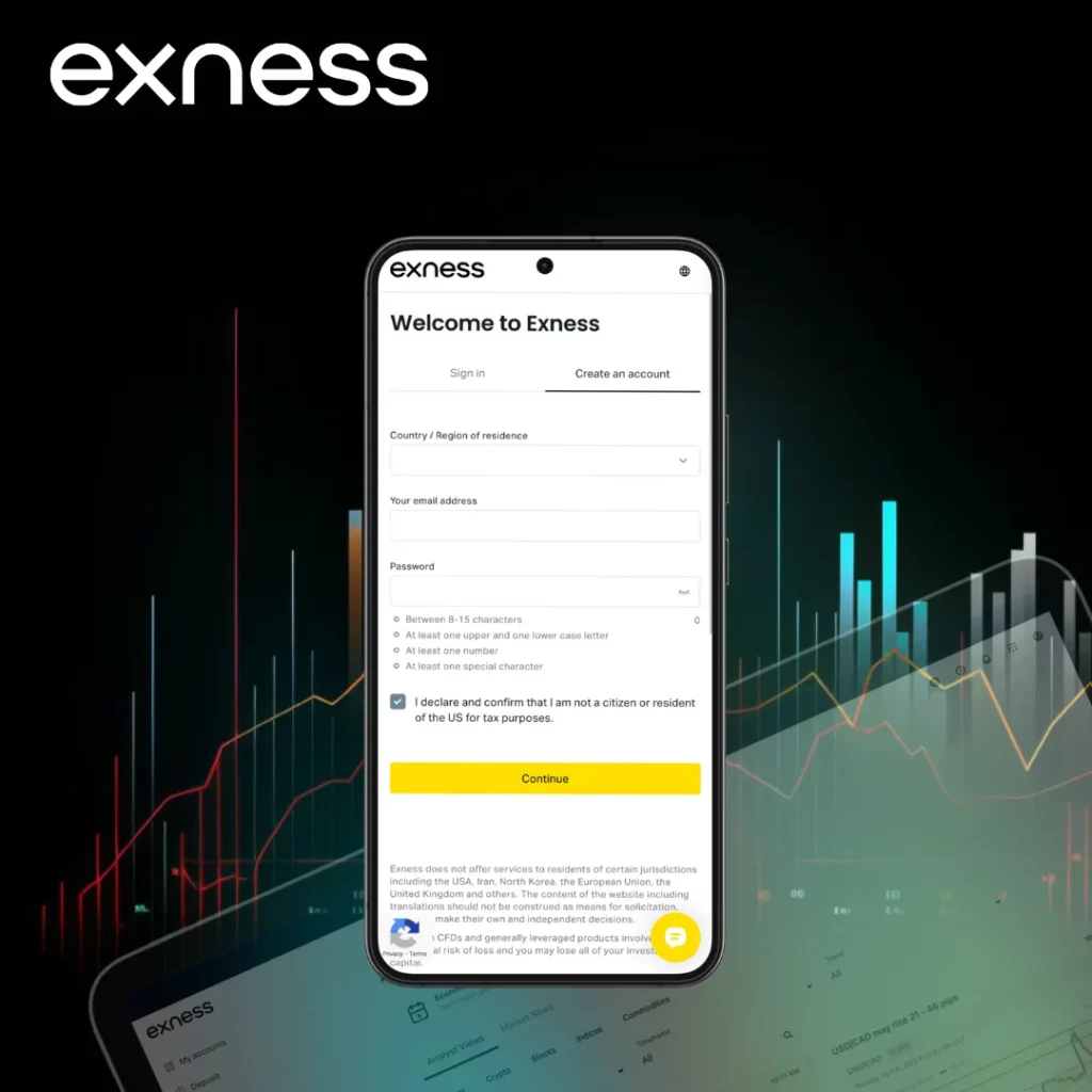 Aplicación de Exness para iPhone
