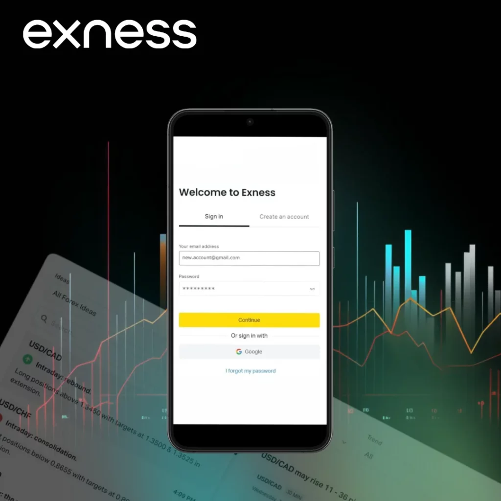 Aplicación de Exness para Android
